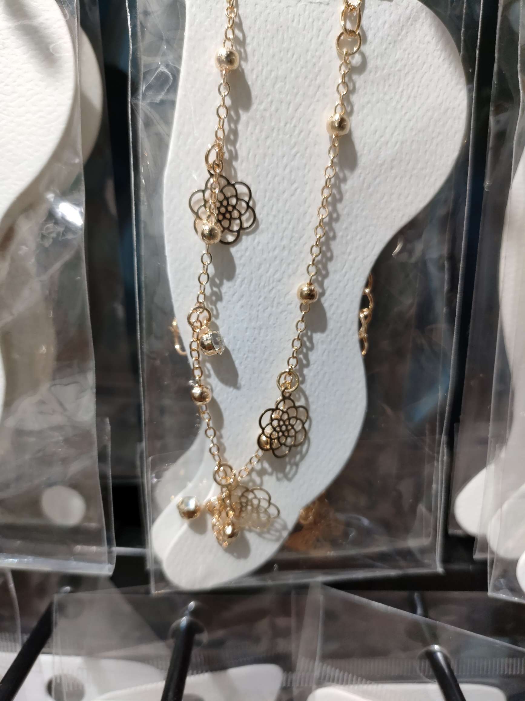 3片2钻love桃心 脚链详情图1