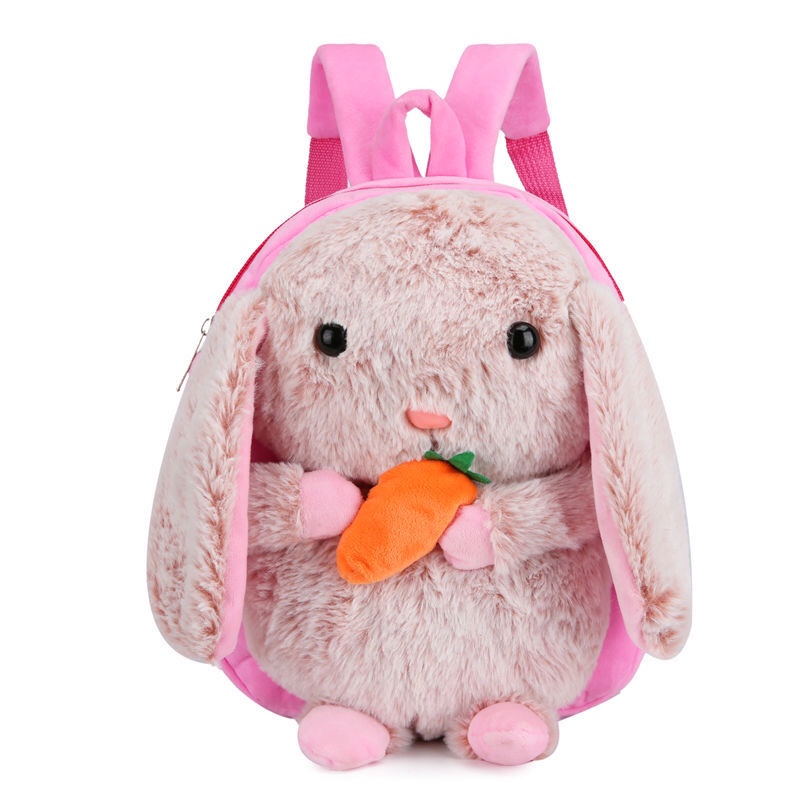 Kindergarten cartoon backpack for boys and girls stuffed toy bag for 1-3 year old birthday gifts