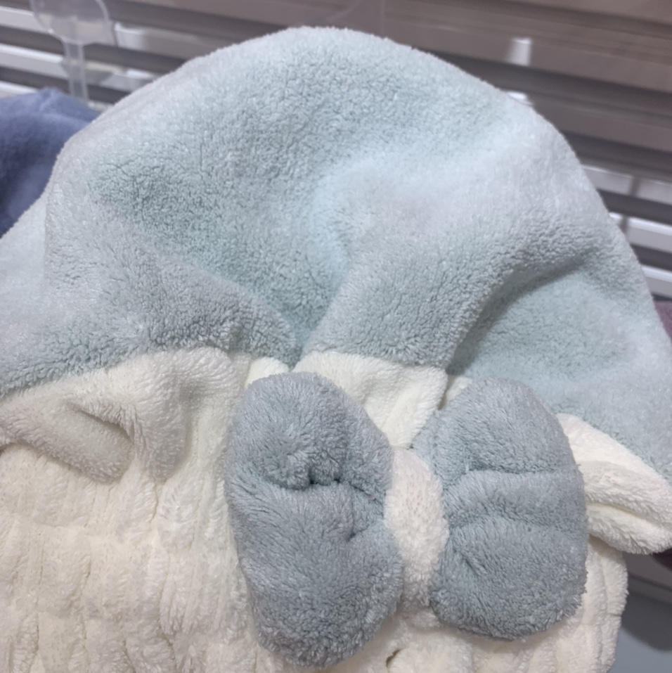 白绿双色令结浴帽41150720581459884