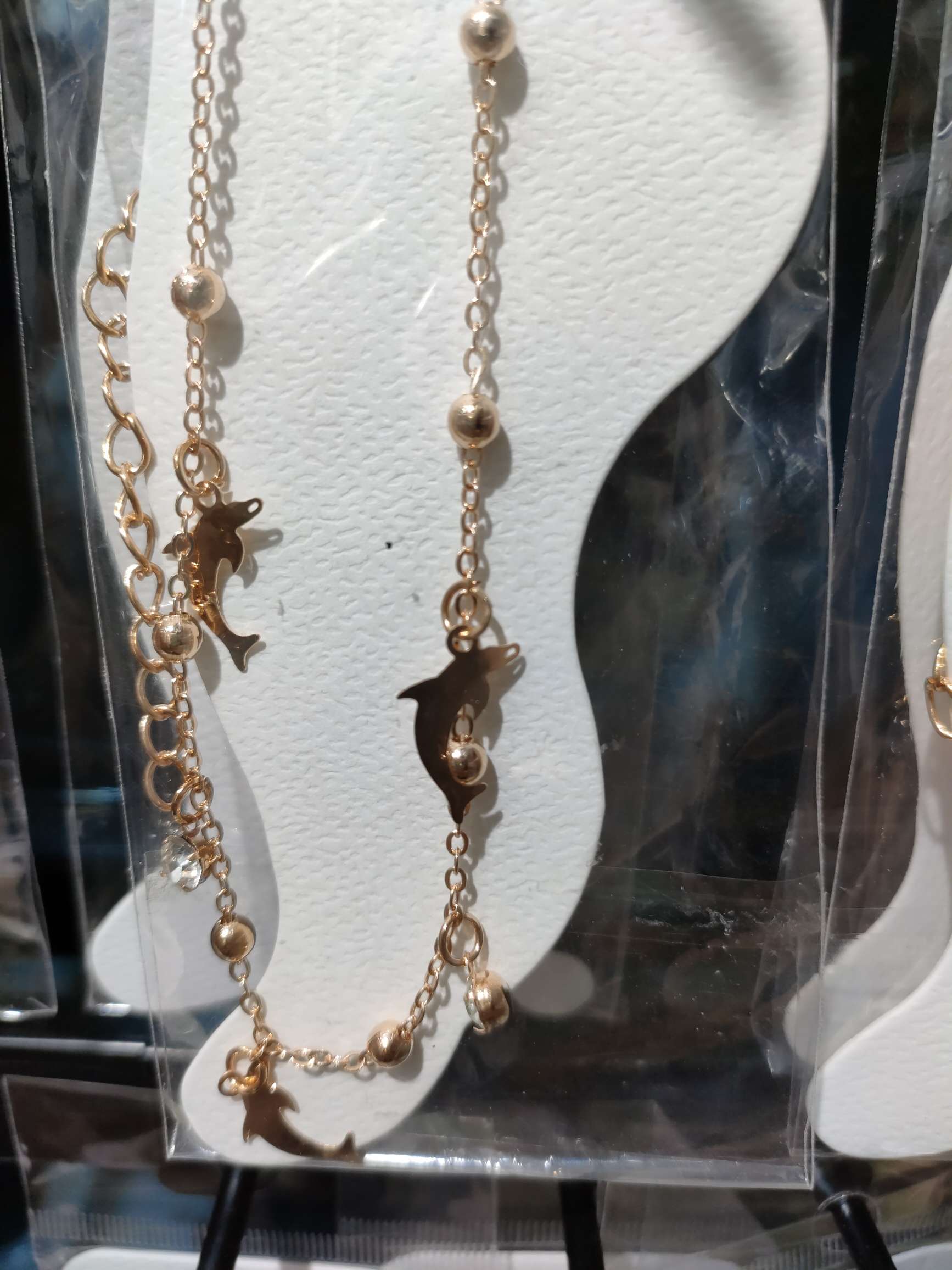 3片2钻love桃心 脚链详情图11