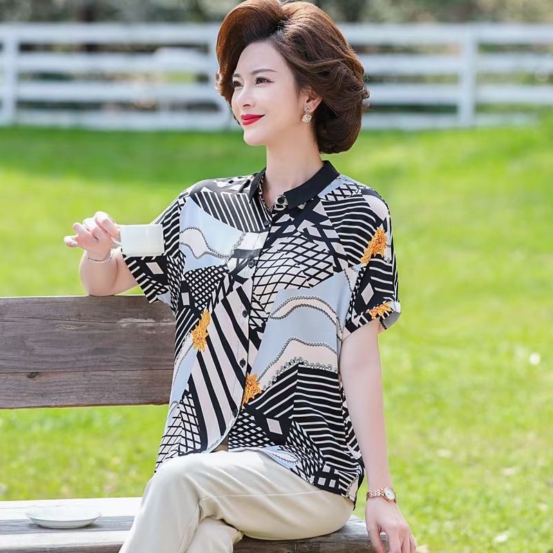 洛森国际时尚先锋成长型品牌原创设计经典耐穿潮流新款女装花上衣细节图