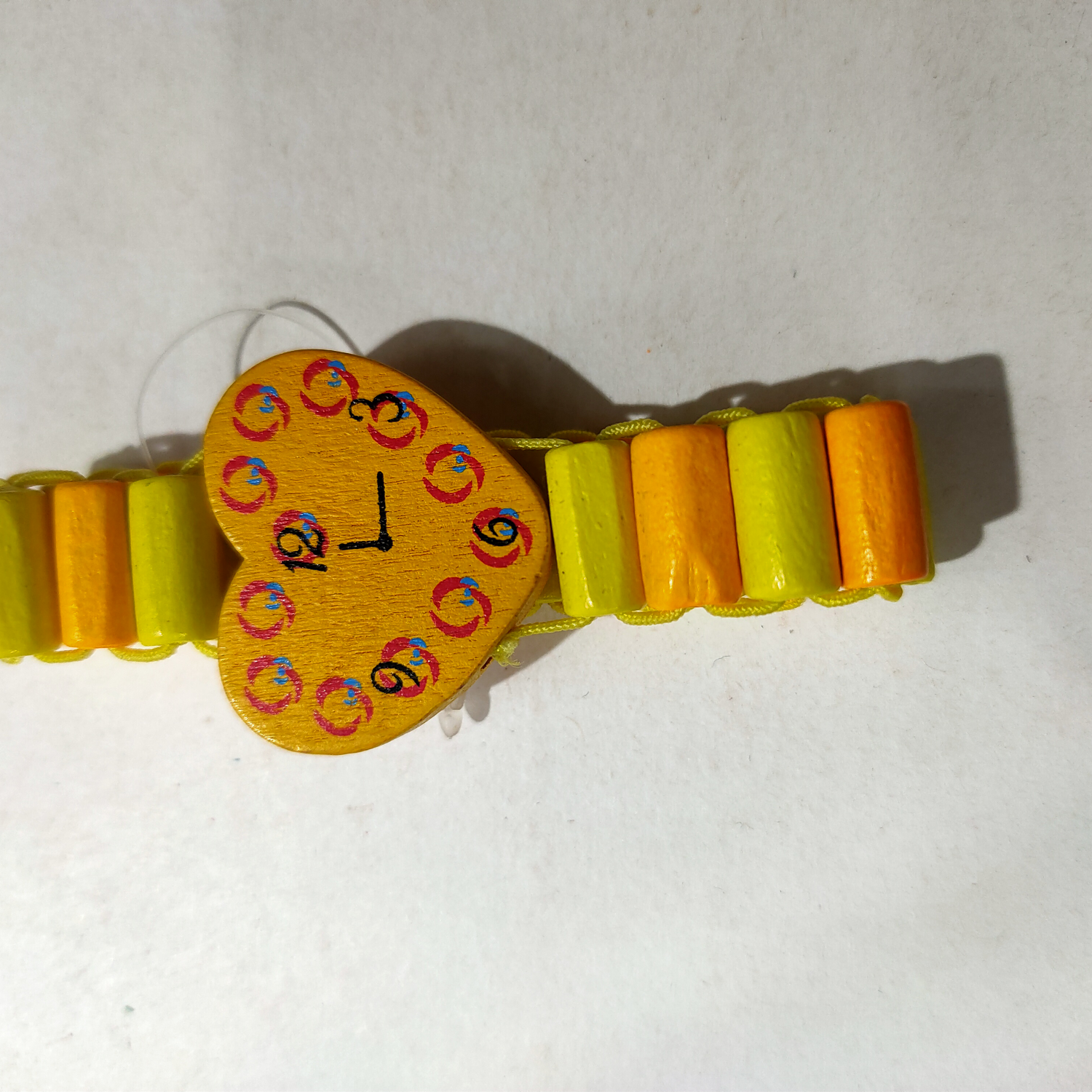 Wooden diy children's small watch 077