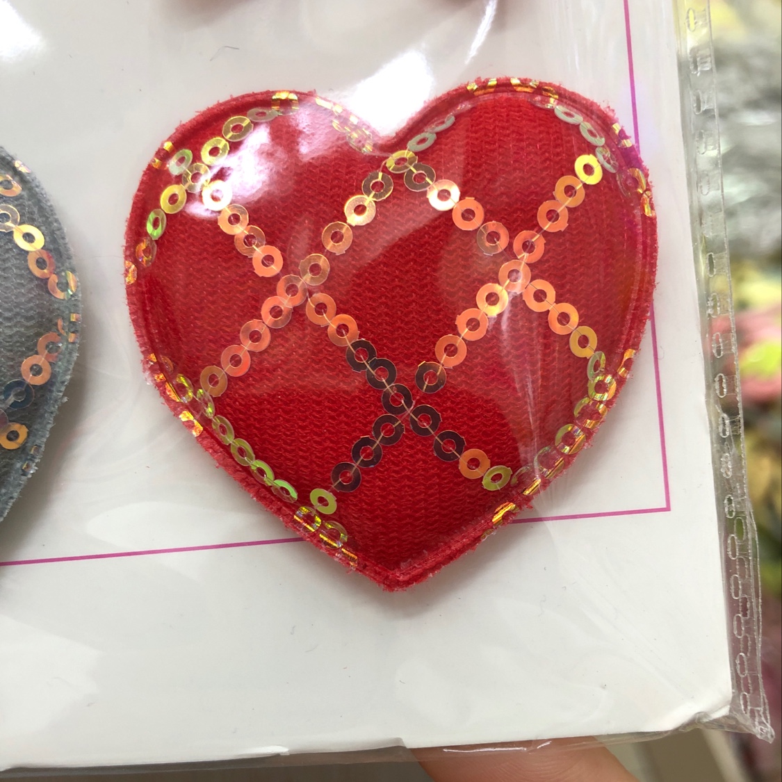 Beaded heart details Picture