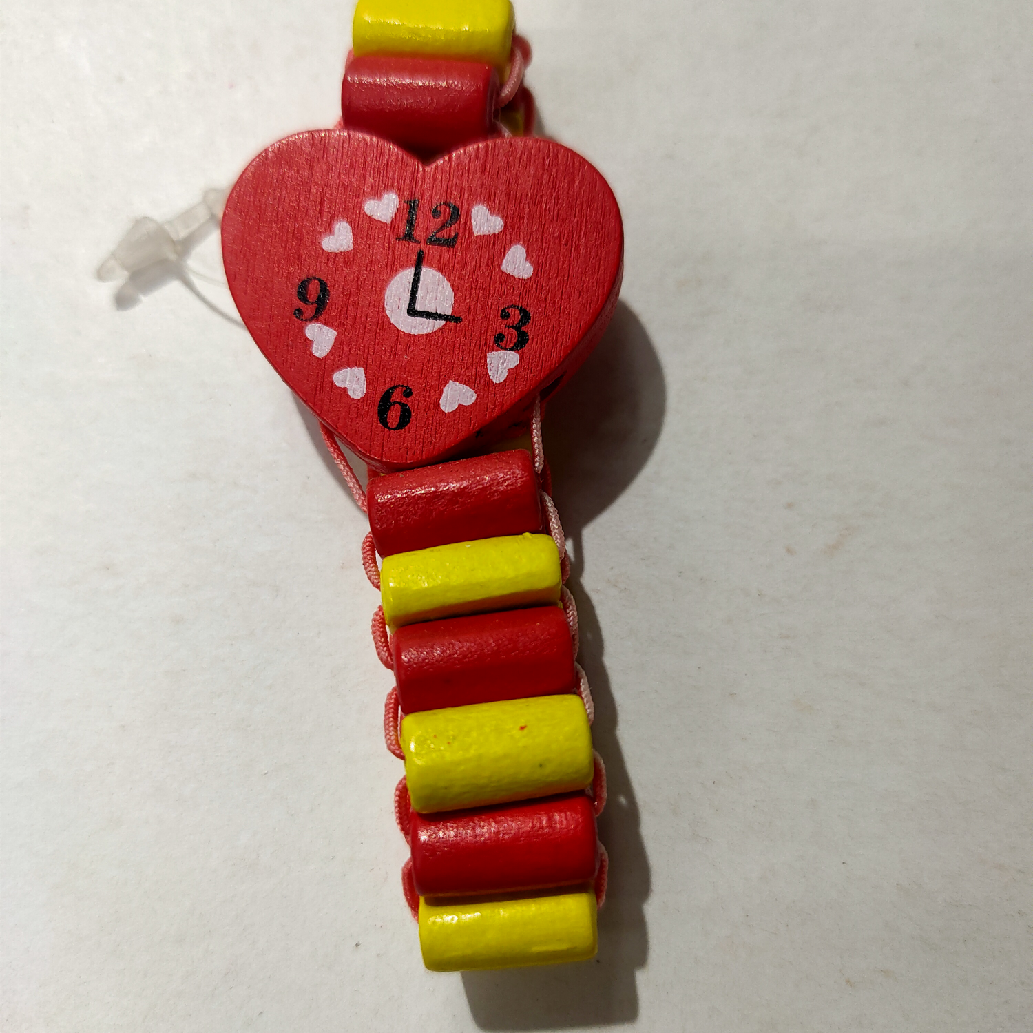 Wooden diy children's small watch 081
