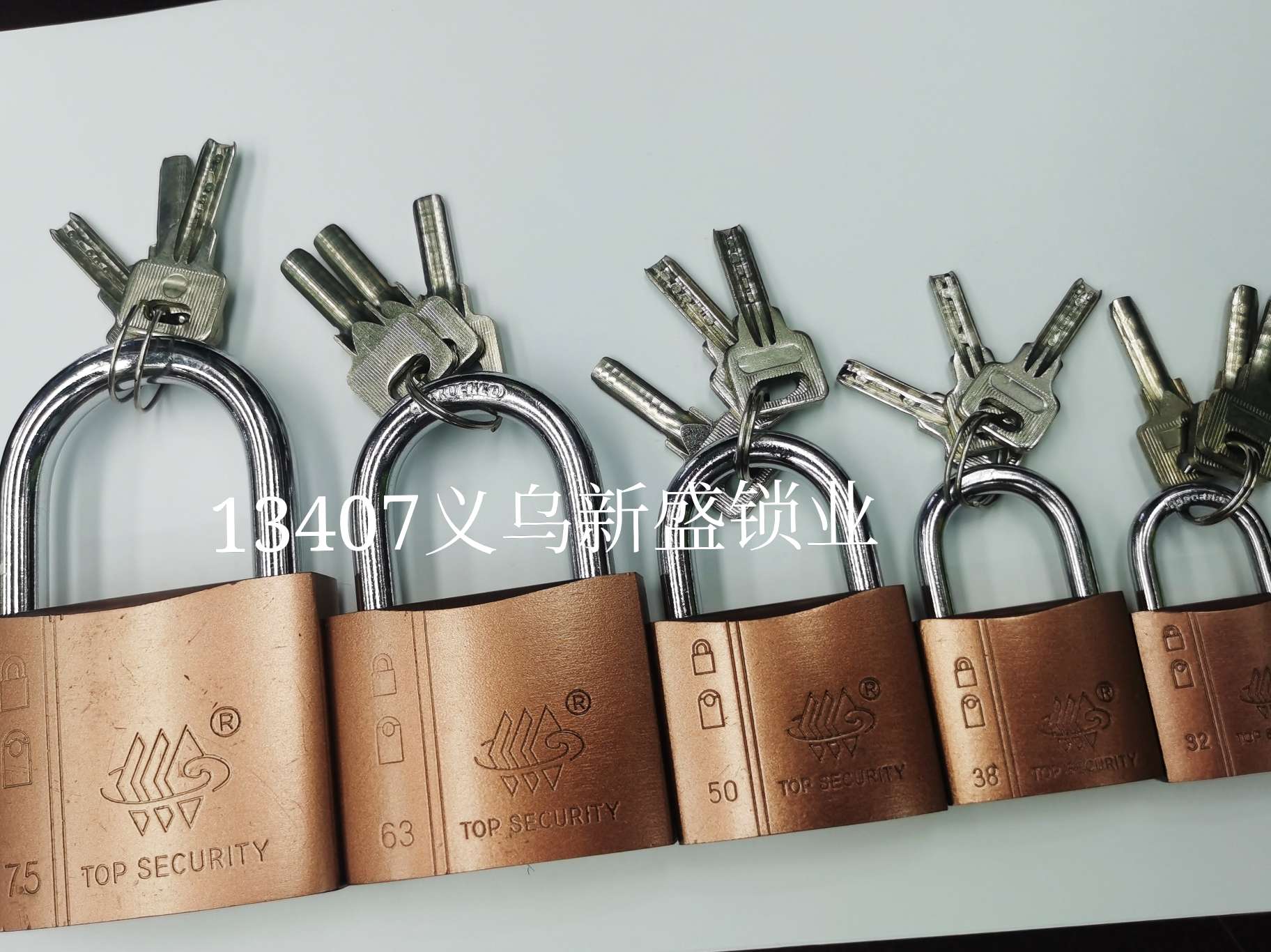 13407 Xinsheng Lock Industry tianhe brand Baihe crescent-shaped atomic lock, padlock, lock head, special-shaped lock, large lock, door lock detail image 7
