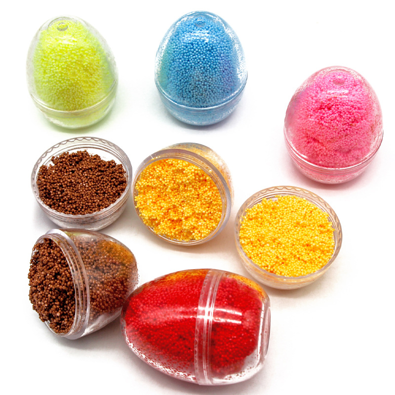 外贸热销 复活节扭蛋雪花   DIY  儿童益智手工玩具油性泡沫粒子详情图9