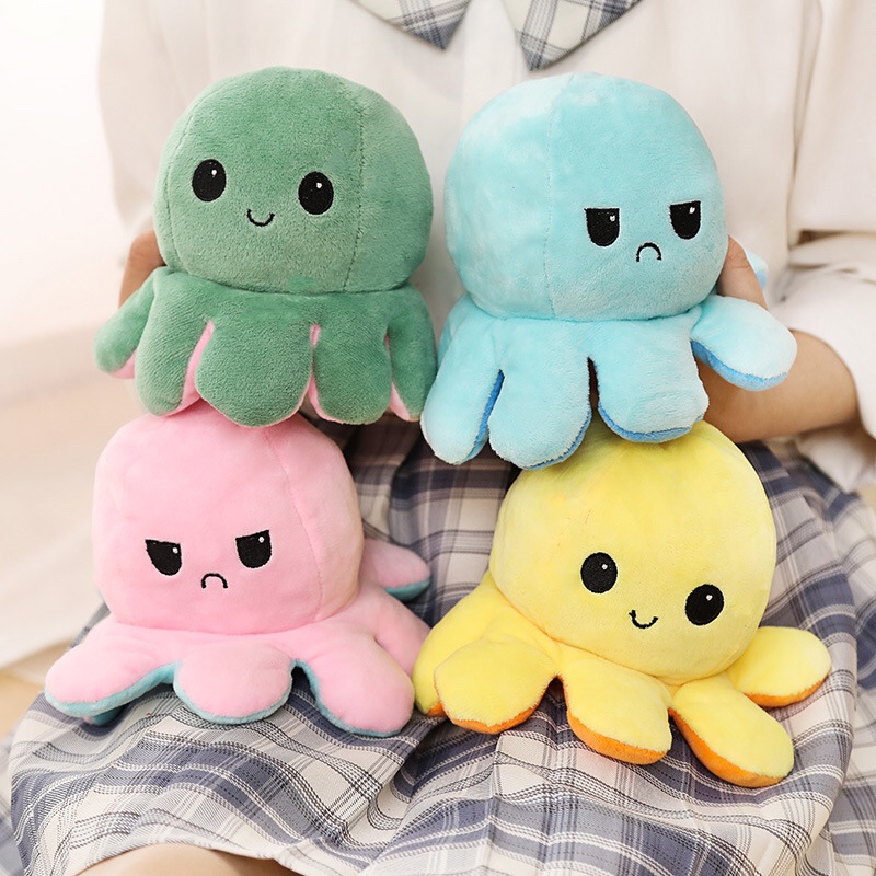 Flip octopus flip octopus octopus plush toy double flip doll octopus figure custom