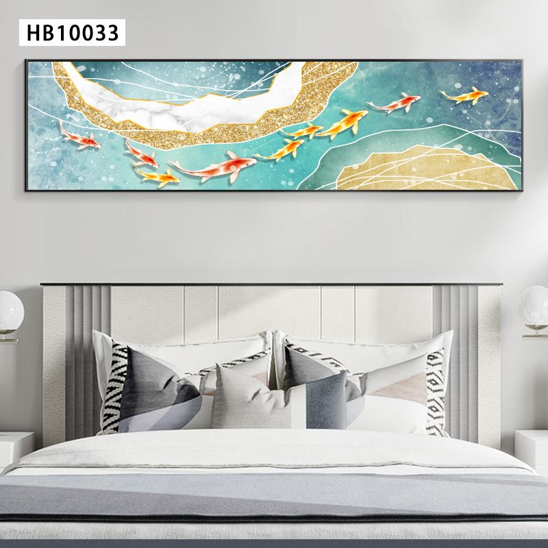 铝合金晶瓷晶贝床头画年年有余系列3️⃣详情1