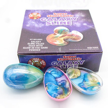 史莱姆星空色炫彩珠光混色   鸡蛋盒玩具