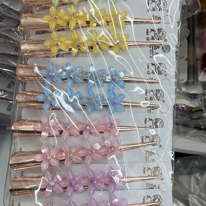 Crystal Flower KC Gold Large clamp