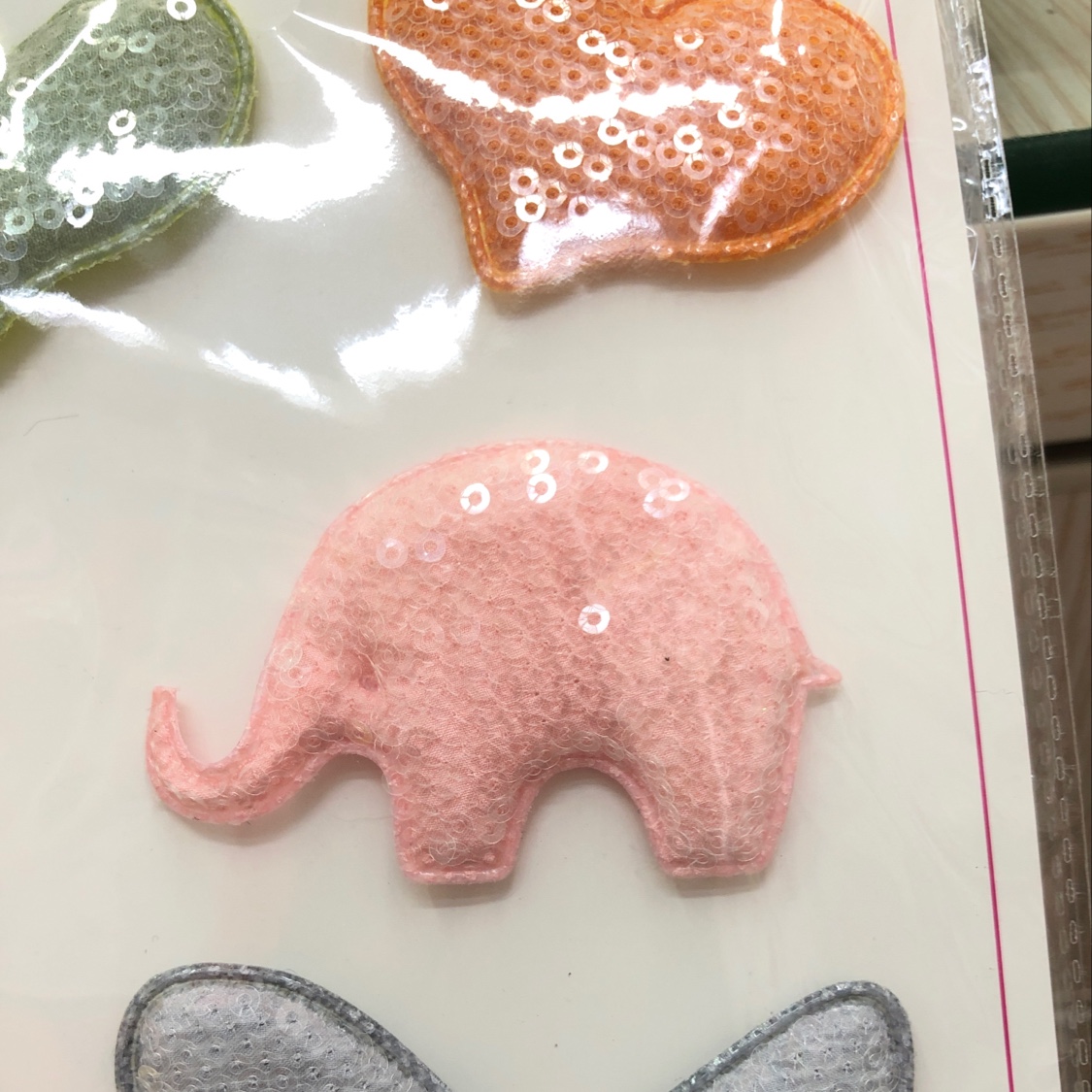 Beaded elephant details Picture