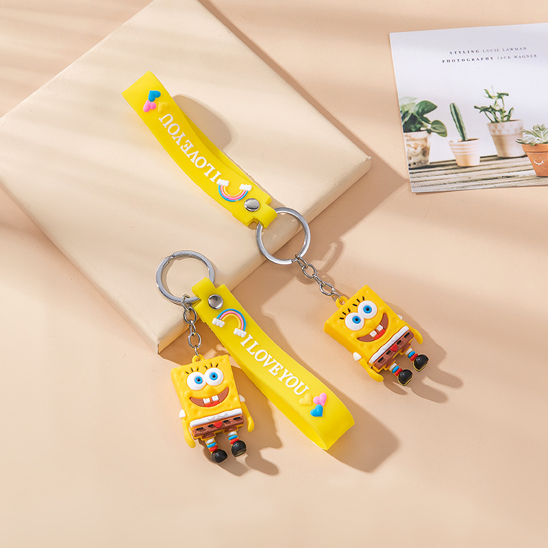 可爱公仔钥匙扣情侣钥匙挂件工艺品箱包五属配件扣小礼品定制 h