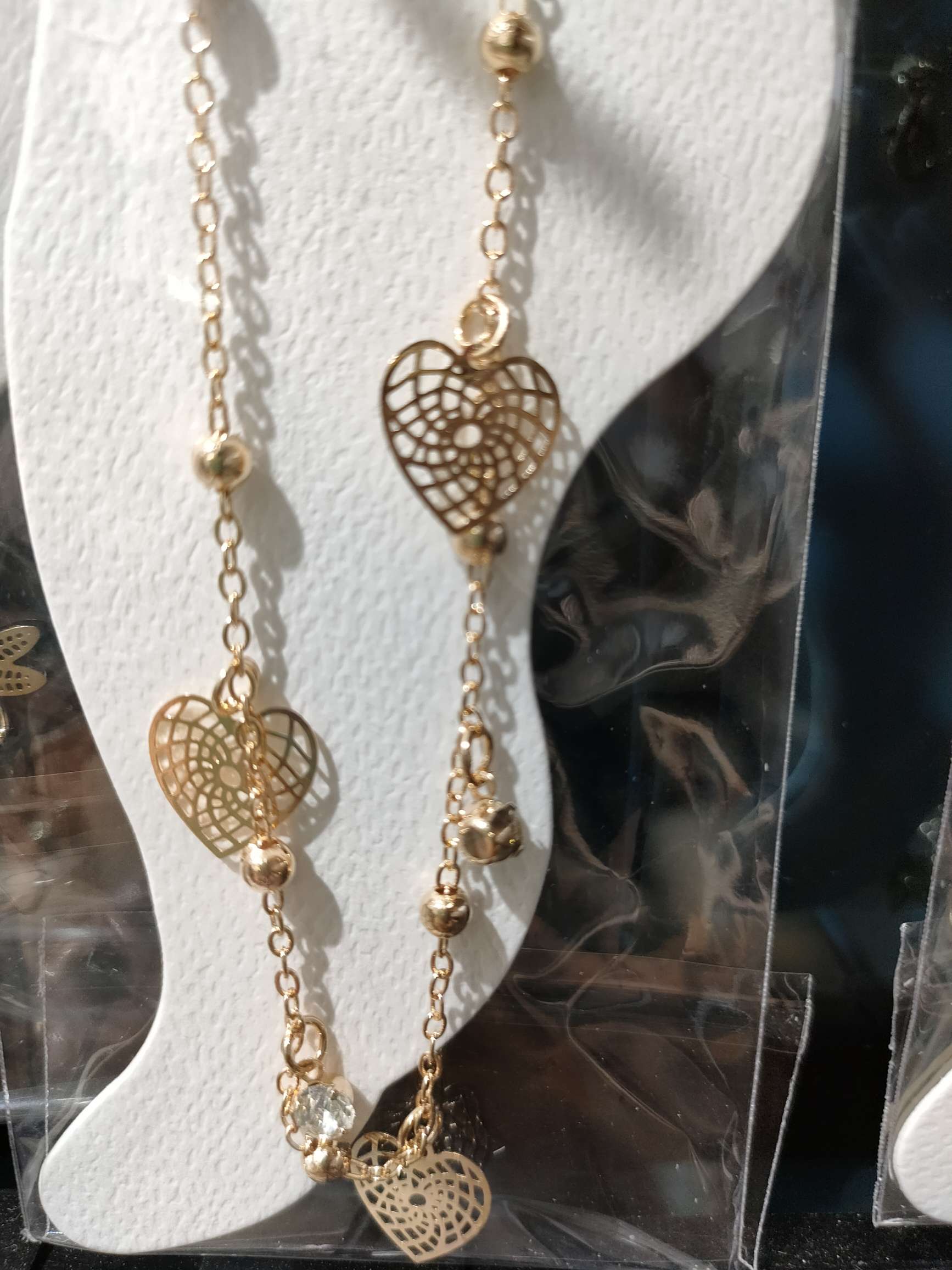 3片2钻love桃心 脚链详情图17