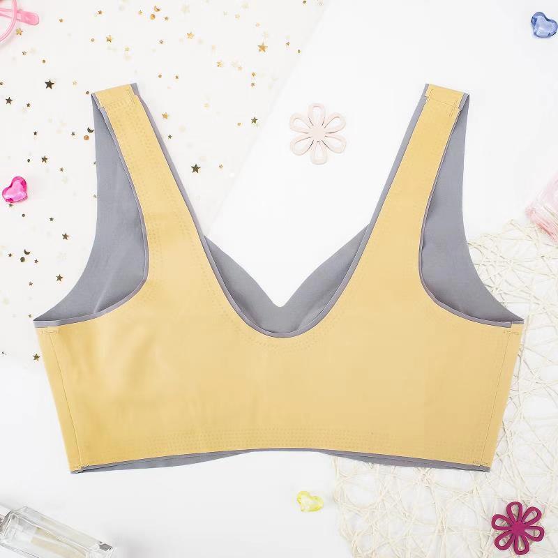 Traceless, wire-free, inner pad detachable sports yoga beauty back bra detail image 1