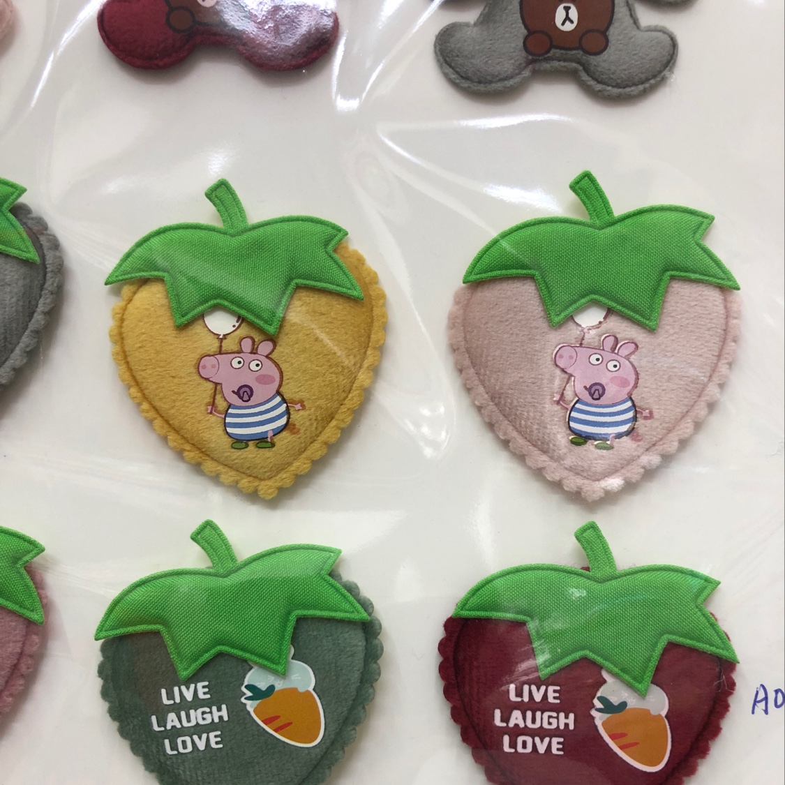 Printed strawberries details Picture