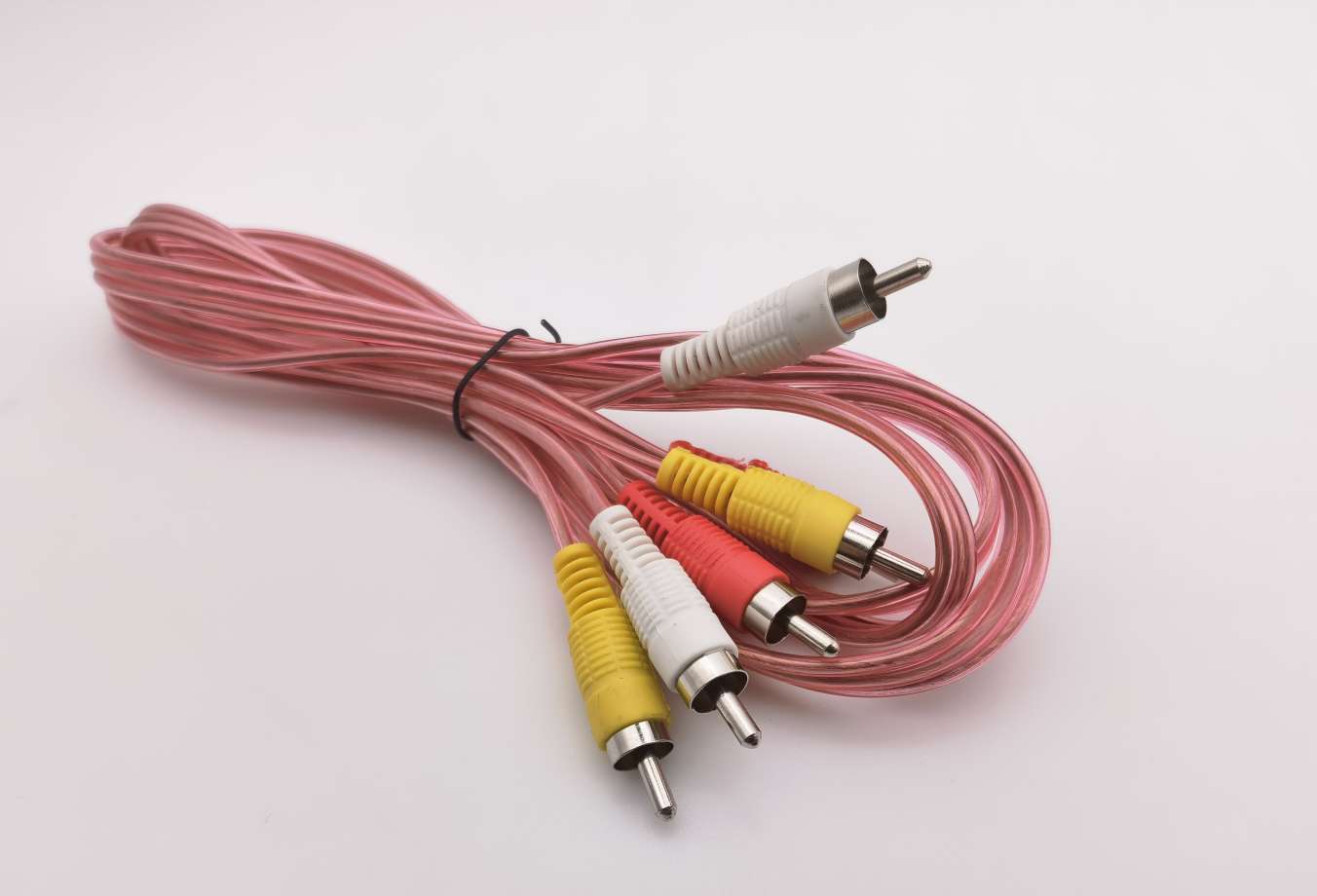 3r-3r，玉米头透明绕包线，音频线，1.5m细节图