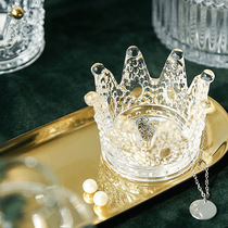 Glass candle holder 14