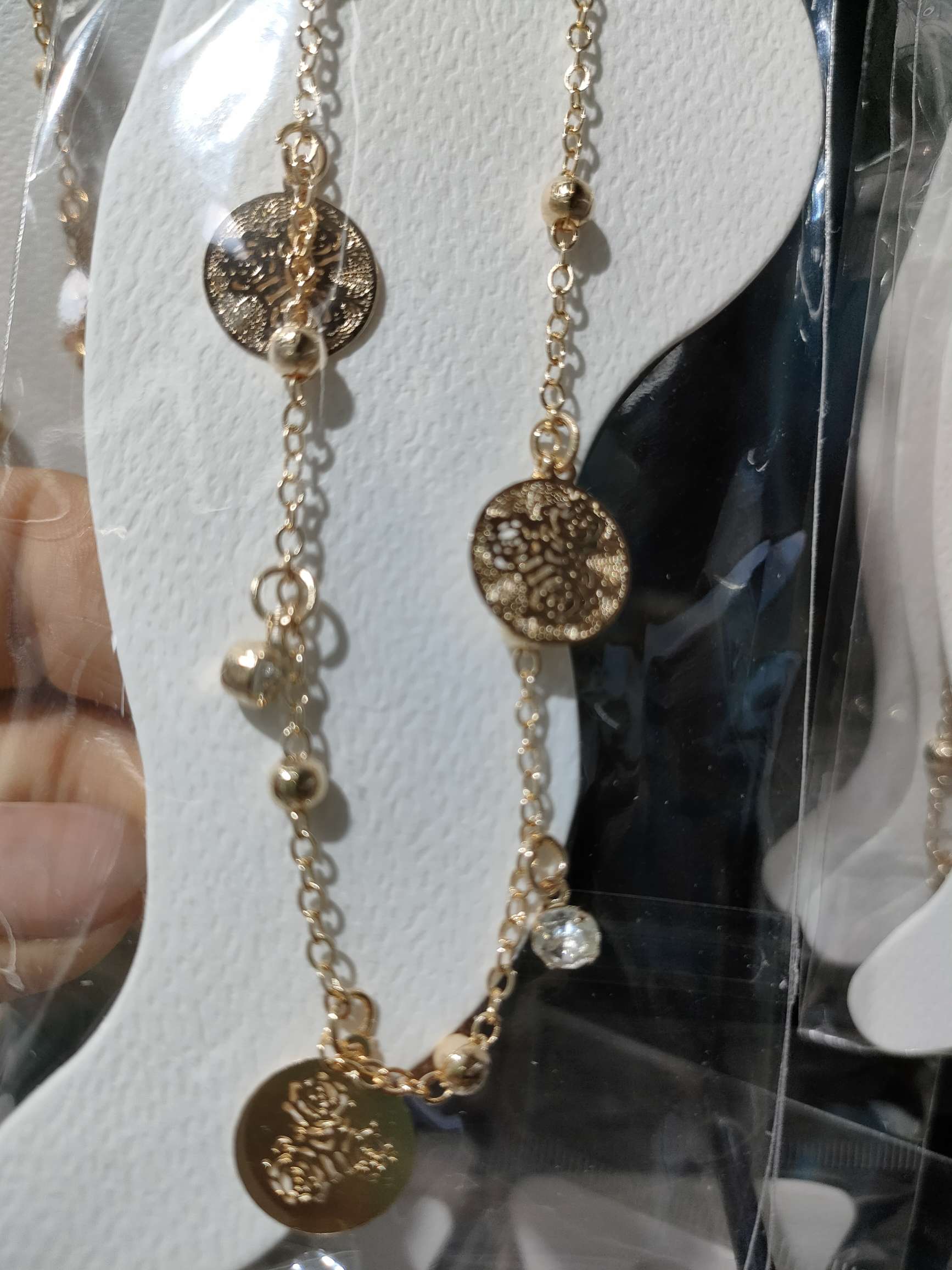 3片2钻love桃心 脚链详情图7