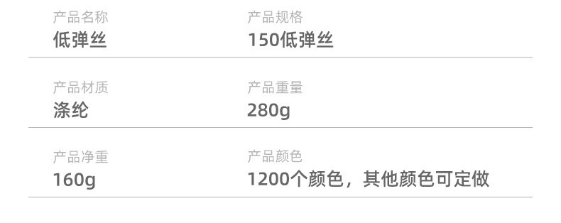 批发150D低弹丝服装缝纫锁边线拷边线码边线服装线高速缝纫机线 详情图3