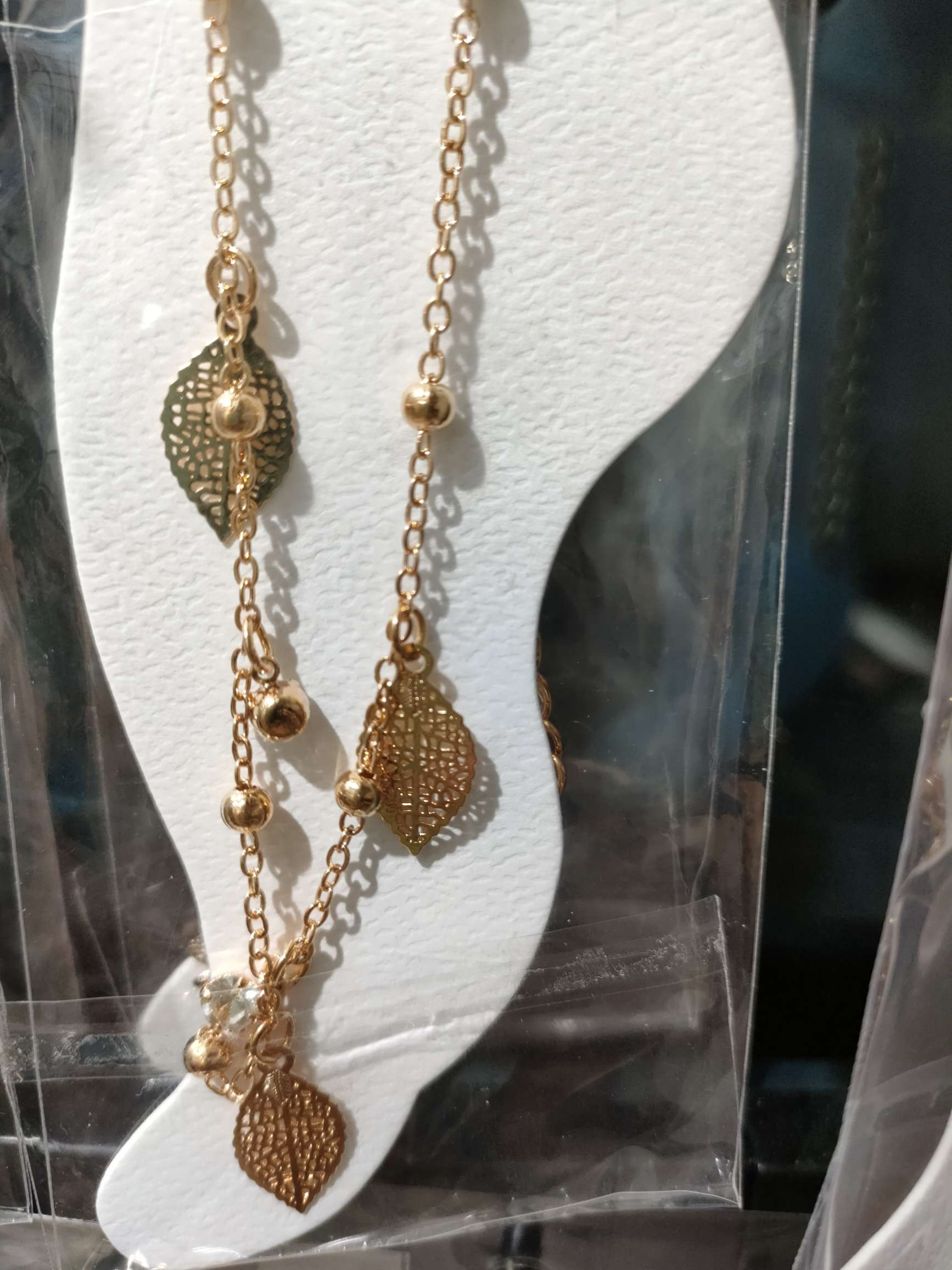 3片2钻love桃心 脚链详情图9