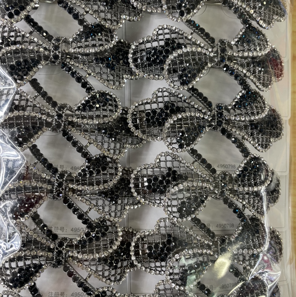 Stone diamond bobby pin