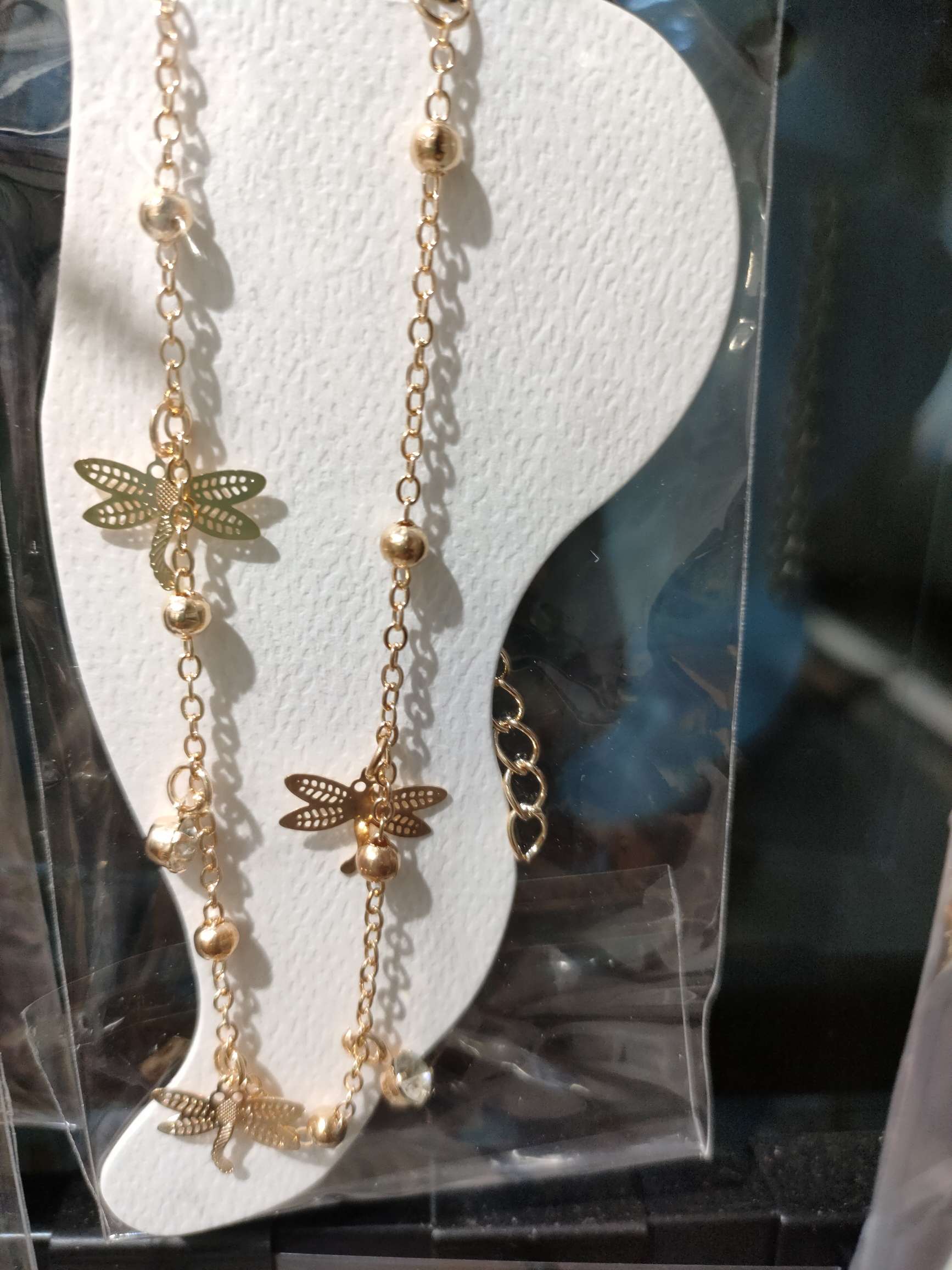 3片2钻love桃心 脚链详情图12