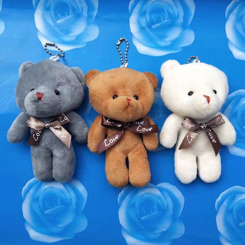 Spot wholesale new bear hanging plush toy conjoined bear bag bag pendant teddy bear