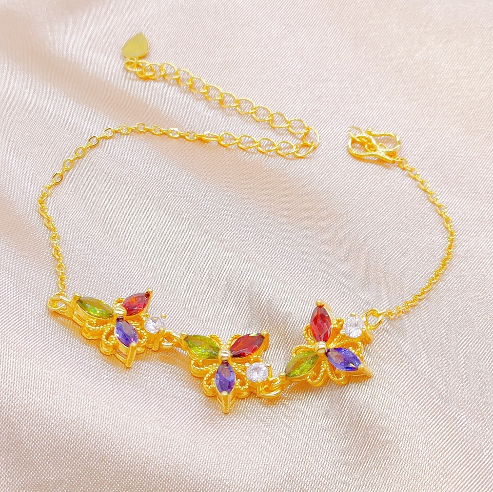 Zircon colored bracelet