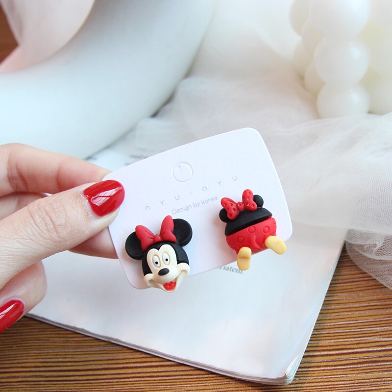 Cute cartoon stud earrings