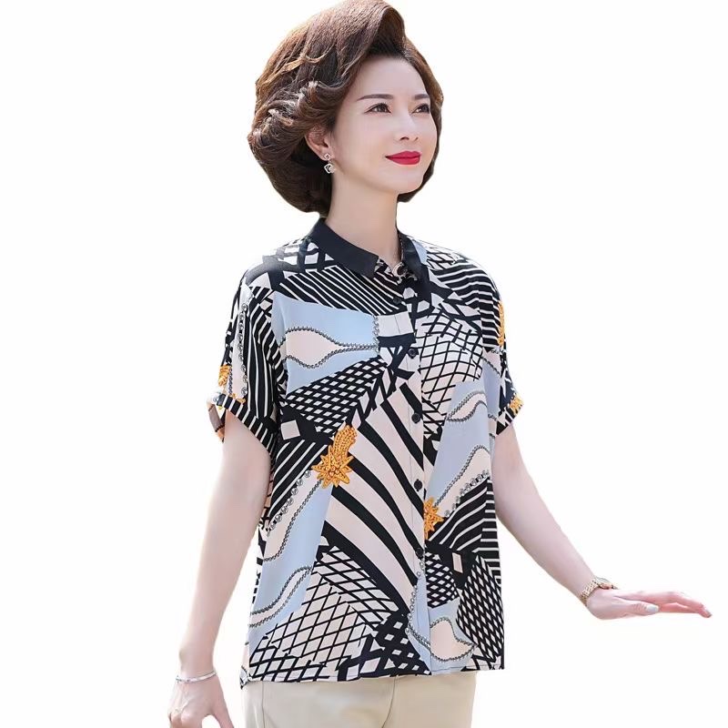 洛森国际时尚先锋成长型品牌原创设计经典耐穿潮流新款女装花上衣产品图