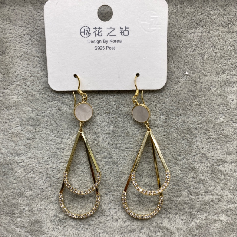 South Korea Dongdaemun drop ear hook earrings