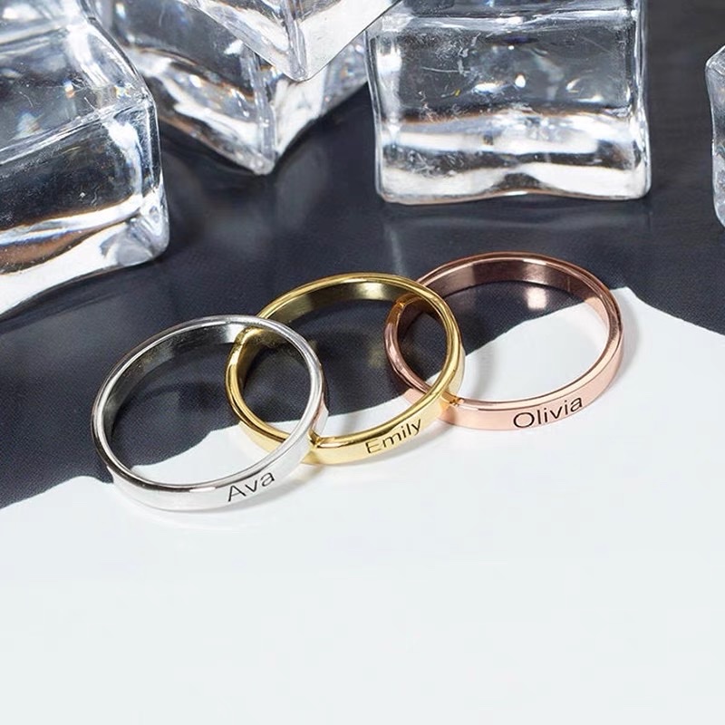 New trendy and personalized design rings for women from Japan and South Korea details Picture
