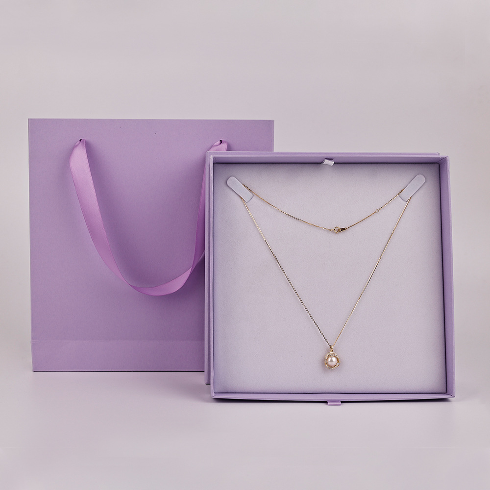 Fashionable drawer boxes, accessory packaging sets, ring boxes, necklace boxes, paper boxes, and customizable jewelry boxes Item Picture