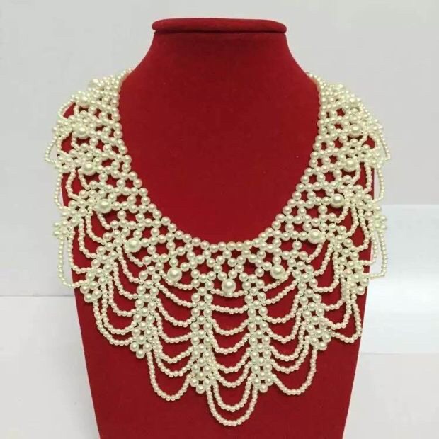 Fashion handwoven pearl necklaces, necklaces, necklaces and necklaces 7