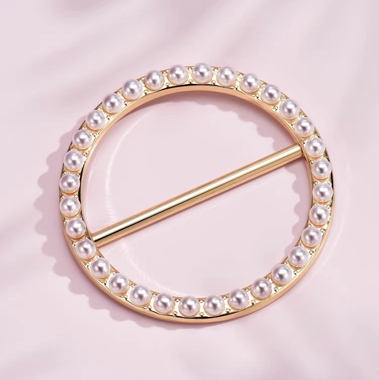 T恤衣角下摆衣服打结扣环收腰神器隐形固定配饰装饰夹体恤丝巾扣