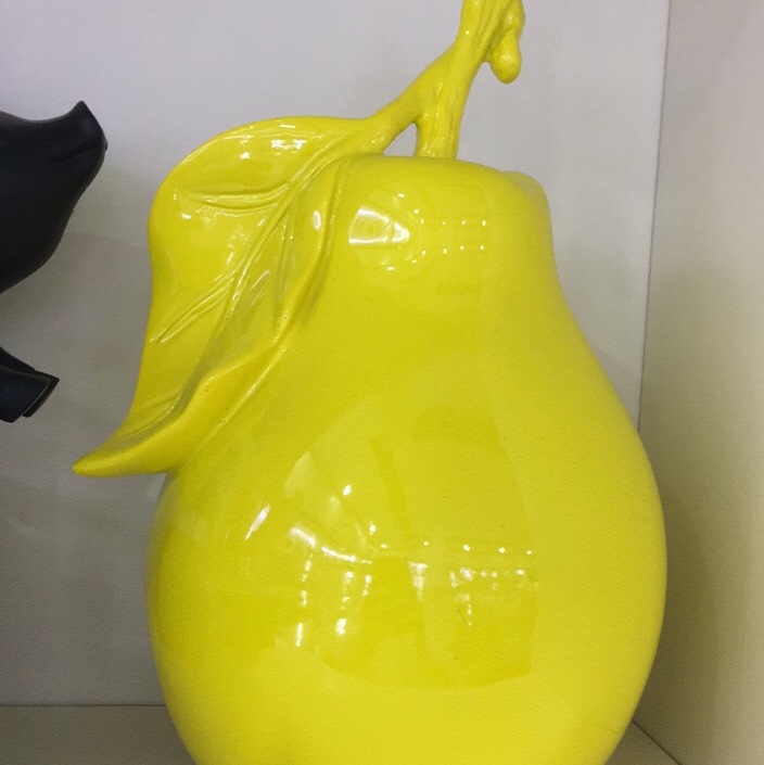 树脂梨树脂礼物陶瓷工艺品客厅装饰开业软装家居奢华时尚创意家居装饰品