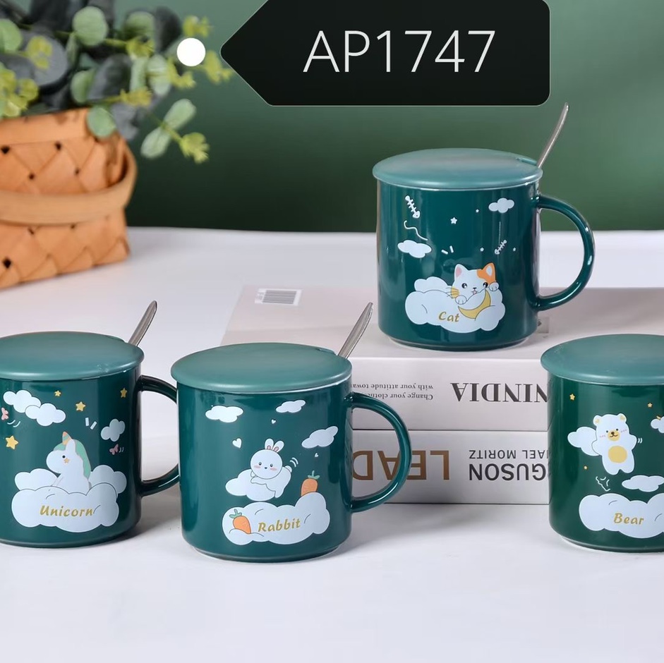 Ceramic cups, afternoon tea breakfast cups, coffee cups, water cups, tea cups, creative cups, gift cups, milk tea cups, cartoon pattern Christmas sets, AP1747 ceramic cups, best-selling products