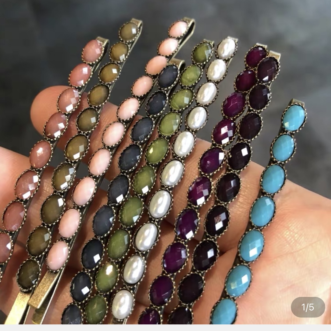 Colored gemstone pairs