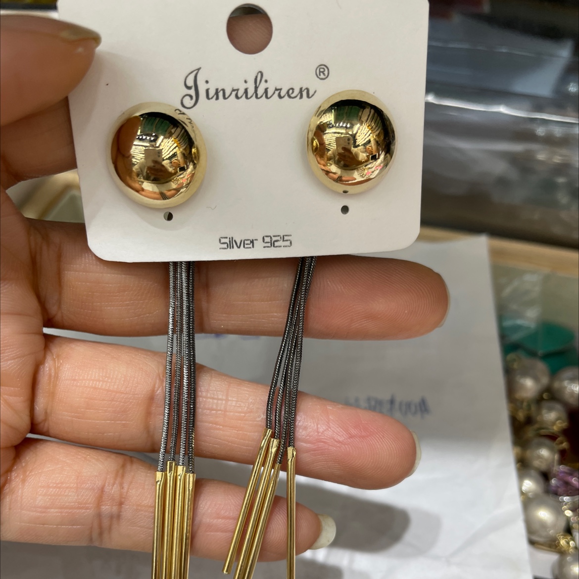 Today beauty Korean version earrings two wear design style matching