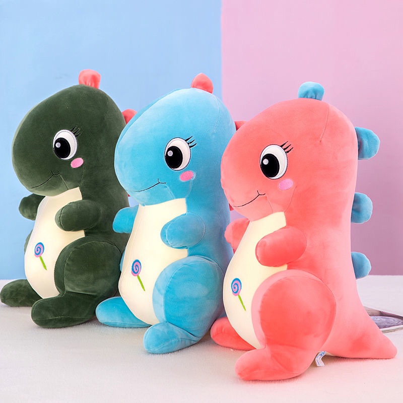Dinosaur doll George Dinosaur throw pillow plush toy bed holding sleeping dolls to give children gifts