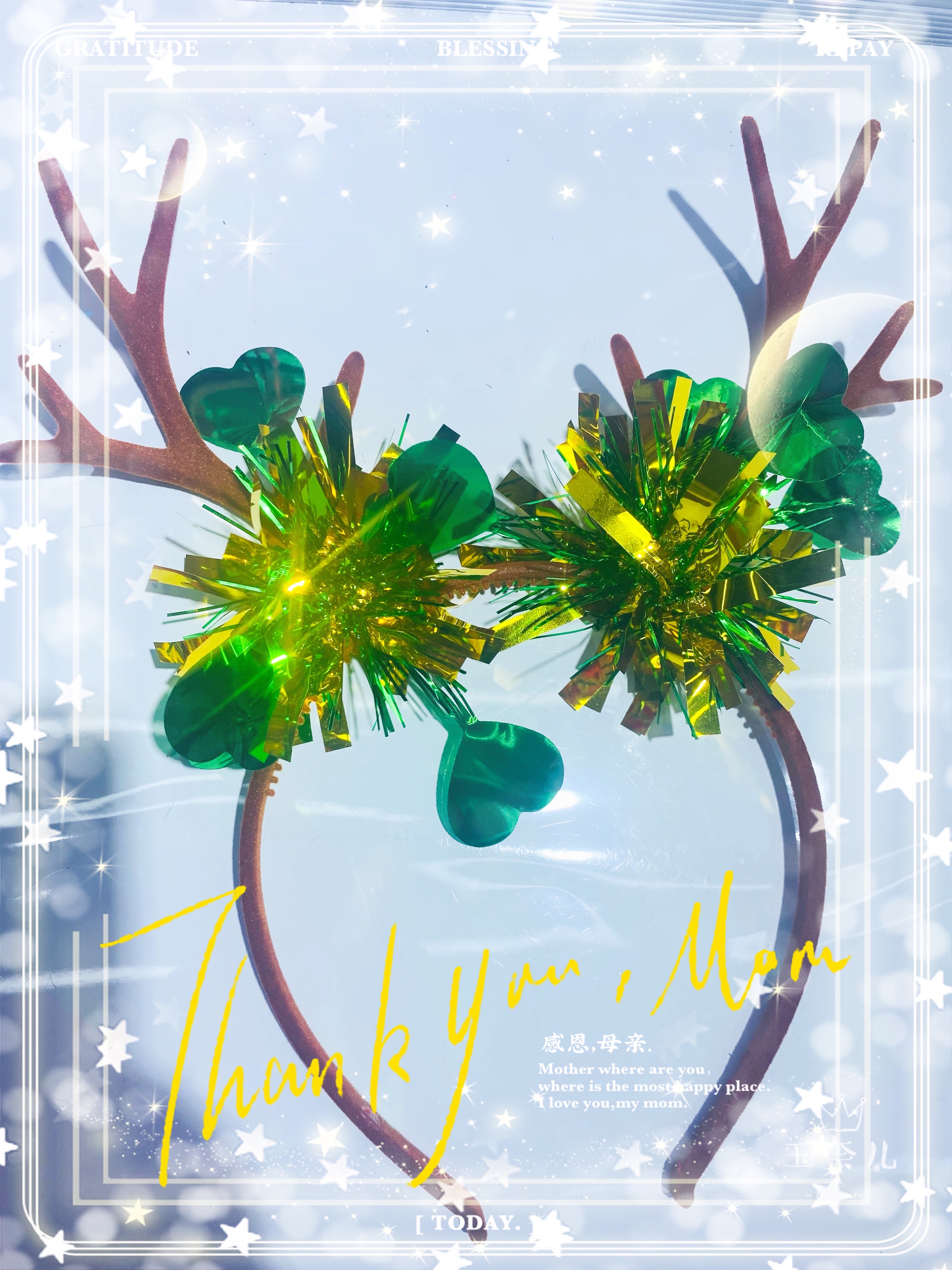 Christmas Antler Headband Application Scenario