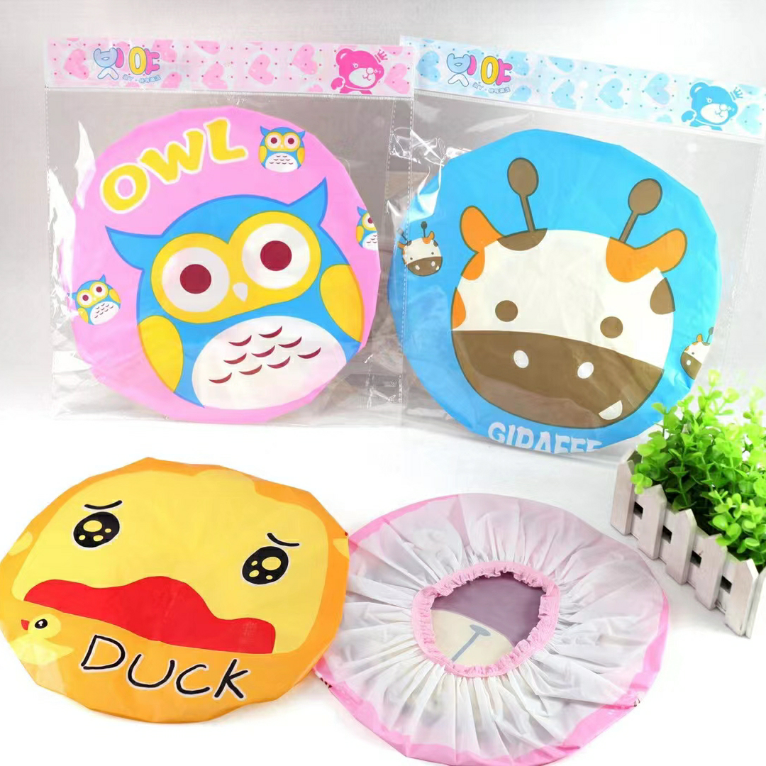 卡通浴帽 pe浴帽