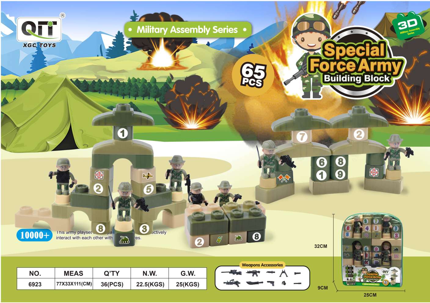 Military Building Block Baby 4 Specification image
