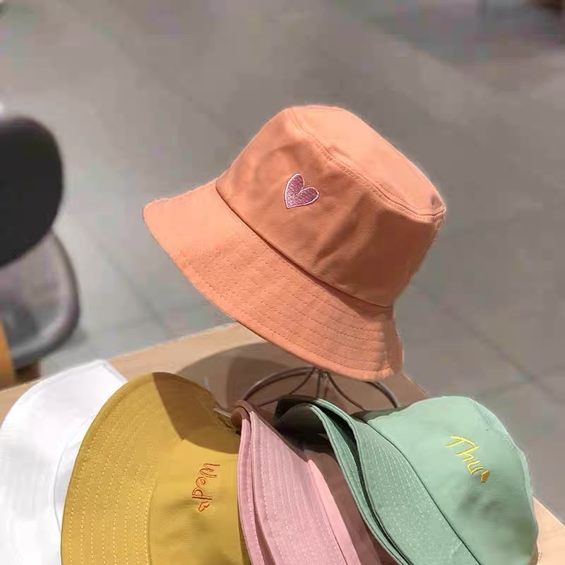 A cute and fresh Japanese-style fisherman hat for women, a versatile Korean-style student sun protection hat for spring and summer detail image 1