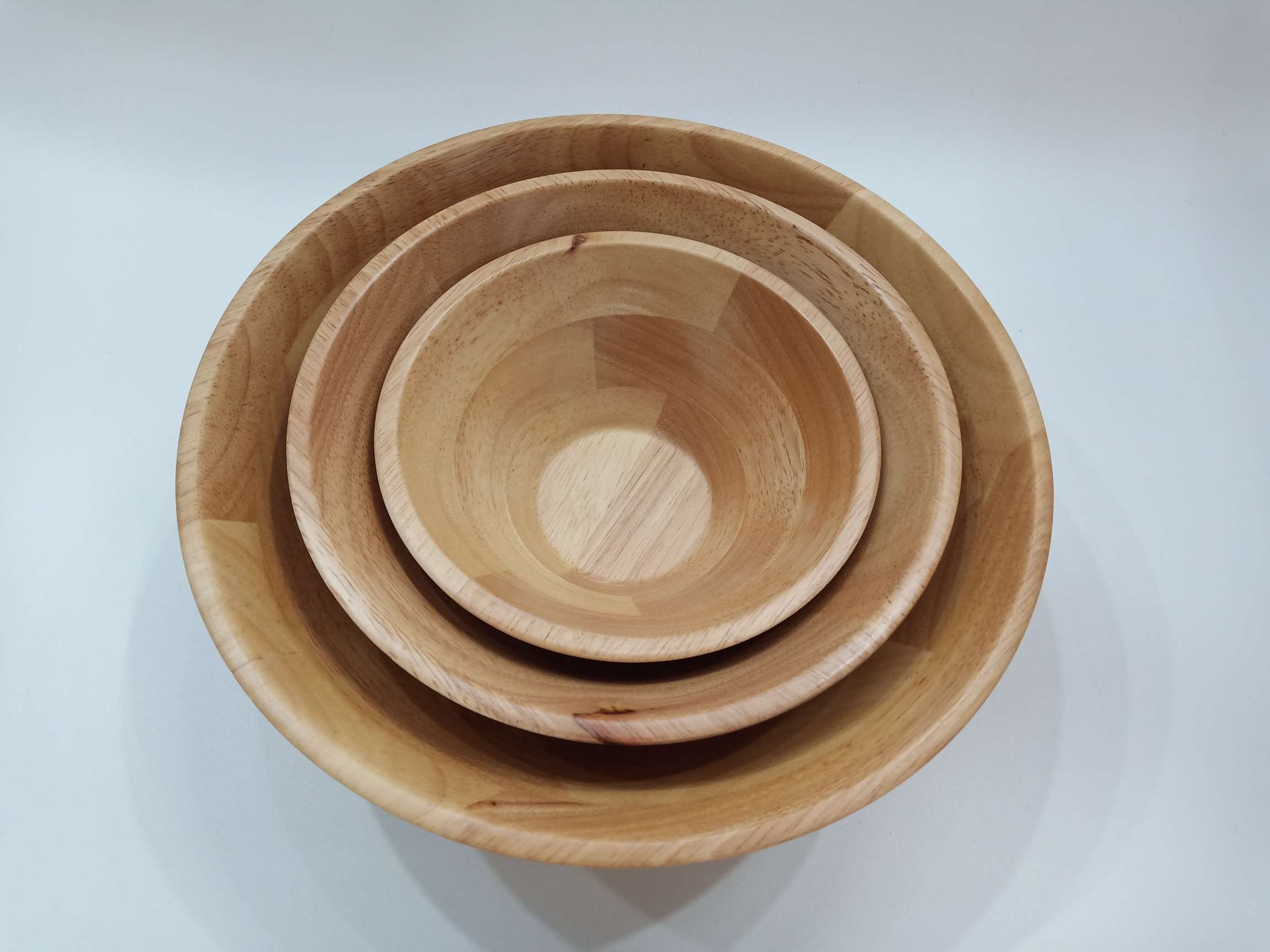 Rubberwood open bowl details Picture