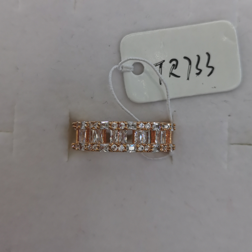 Zircon gold ring looks good on copper