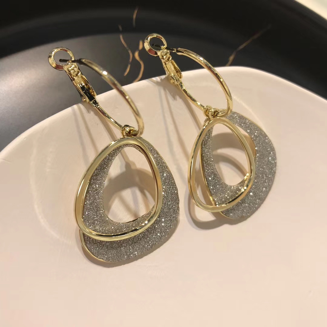 Summer niche design sense ear rings, 2021 new trendy earrings, elegant and high-end style, grand earrings, women's ear studs 12 Specification image