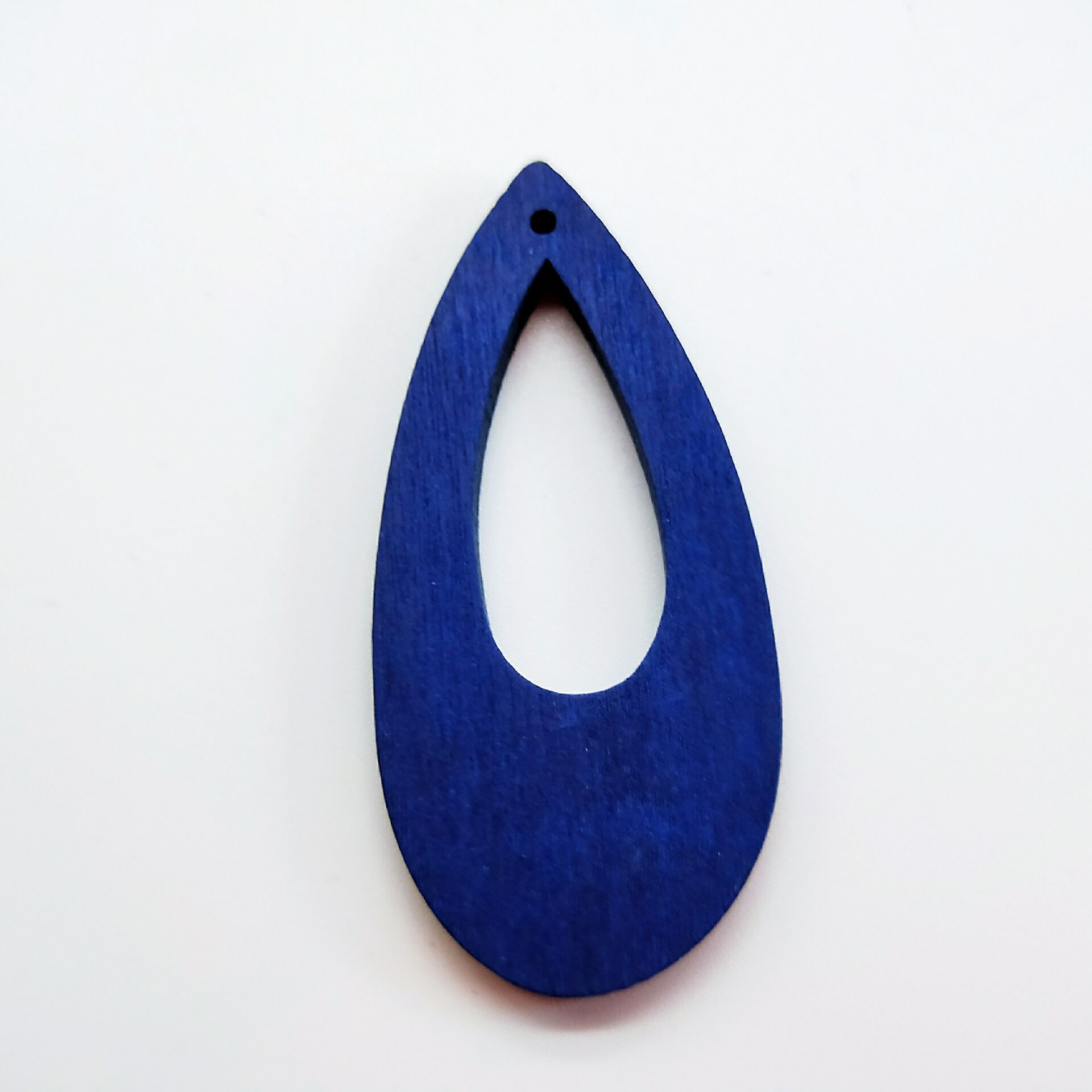 DIY jewelry beading accessories, simple teardrop-shaped wooden pendants, necklaces, hanging ropes, multi-color material bags wholesale detail image 8