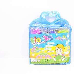 Children's plastic wooden table jigsaw puzzle puzzle puzzle toy puzzle large particles