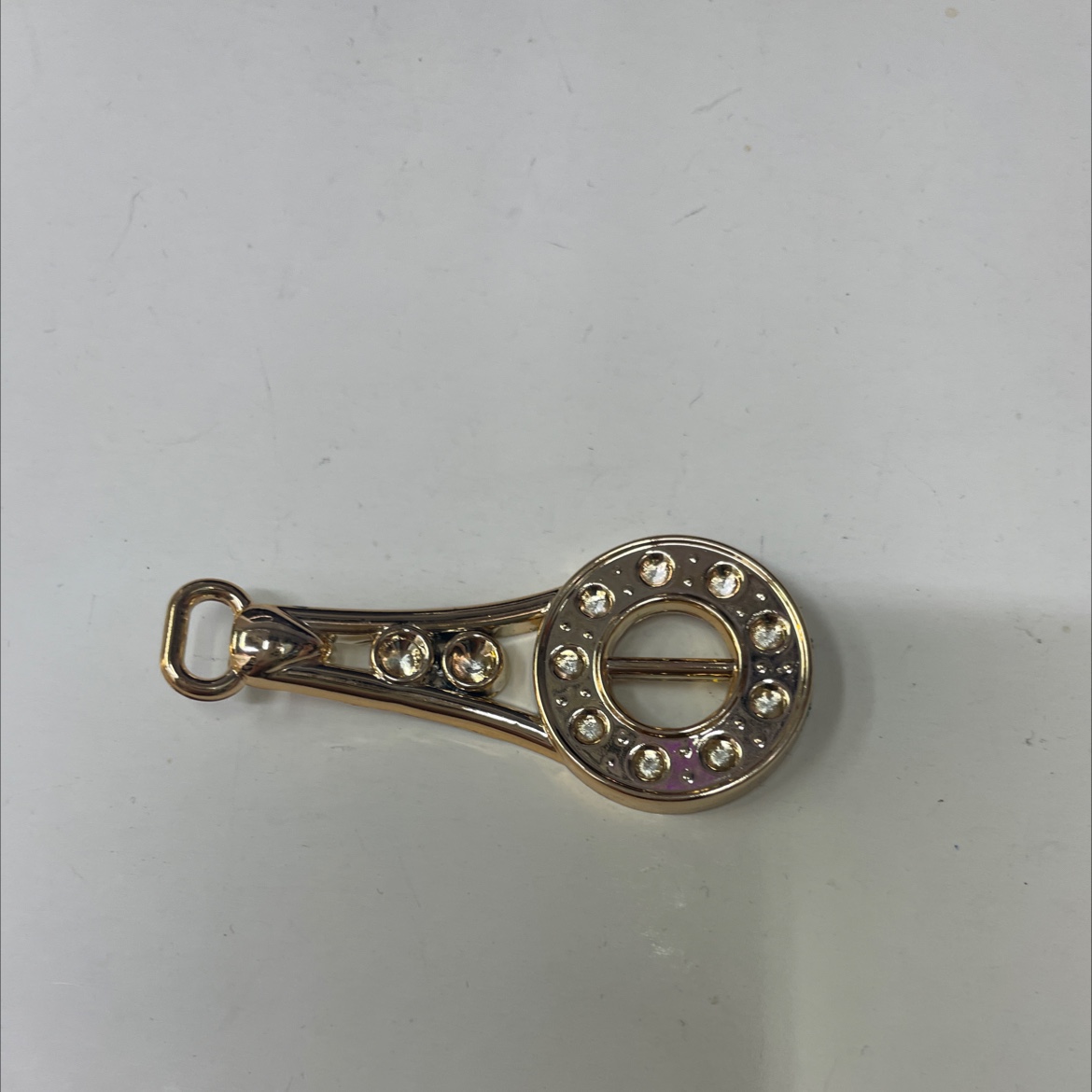 Electroplated shoe buckle 180#